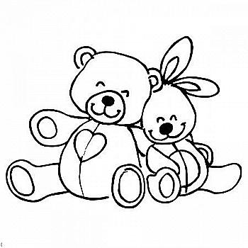 Штамп Ведмідь та кролик, ARTHF632 ТМ "Artemio"