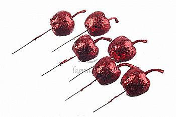 Яблоки декоративные, красные, 51-43535