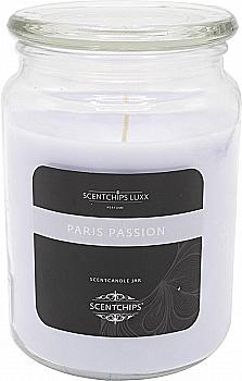 Аромасвечка в стеклянной банке Scentchips Парижская страсть 610 г/95 ч. горения, 255307 Аромасвечка в стеклянной банке Scentchips Парижская страсть 610 г/95 ч. горения, 255307