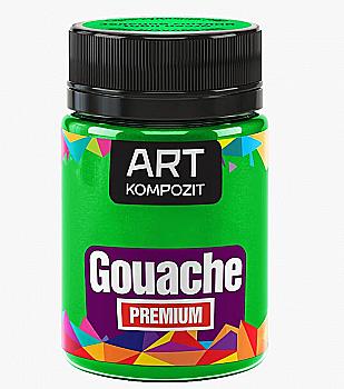 Гуаш художня "Premium" 60 мл, Зелений світлий, ART Kompozit Гуаш художня "Premium" 60 мл, Зелений світлий, ART Kompozit