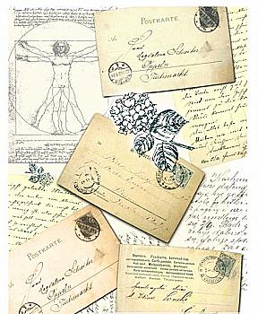 Карта декупажна A4 Старовинні лист 1, 40 г/м², S 026