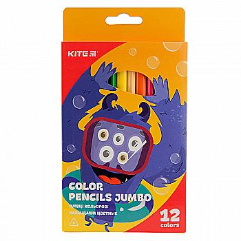 Карандаши 12 шт. цветные тригранные Jumbo Jolliers, K19-048-5, 40945 Карандаши 12 шт. цветные тригранные Jumbo Jolliers, K19-048-5, 40945