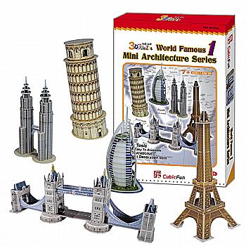 Тривимірна головоломка-конструктор "Аpxітектура світу" C056h (0565) Тривимірна головоломка-конструктор "Аpxітектура світу" C056h (0565)