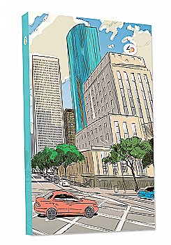 Блокнот А5 "Streets note" mint, 901470, TM Profiplan  Блокнот А5 "Streets note" mint, 901470, TM Profiplan