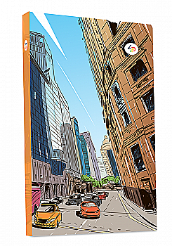 Блокнот А5 "Streets note" orange, 901494, TM Profiplan  Блокнот А5 "Streets note" orange, 901494, TM Profiplan