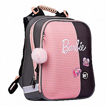 Рюкзак шкільний YES H-12 "Barbie", сірий/рожевий, 558784 Рюкзак шкільний YES H-12 "Barbie", сірий/рожевий, 558784