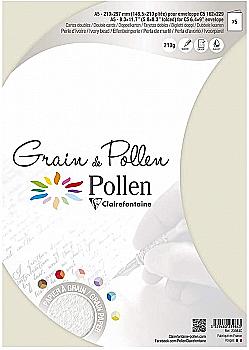 Заготовка д/открыток сложенная зернистая Pollen 148,5*210 мм/210 г, Ivory bead/Слоновая кость, 23984C Заготовка д/открыток сложенная зернистая Pollen 148,5*210 мм/210 г, Ivory bead/Слоновая кость, 23984C
