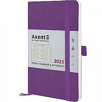 Щотижневик 2023, Partner Soft Skin, 125*195, фіолетовий, 8509-23-11-A Щотижневик 2023, Partner Soft Skin, 125*195, фіолетовий, 8509-23-11-A