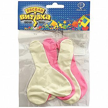 Набір кульок латексних "Серце" 4 од, 1111-5094