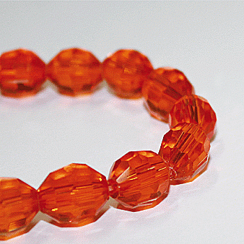 Бусы хрустальные на нитке, 11343/102C Crystal Art