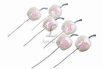 Яблоки декоративные, белые, 51-43511