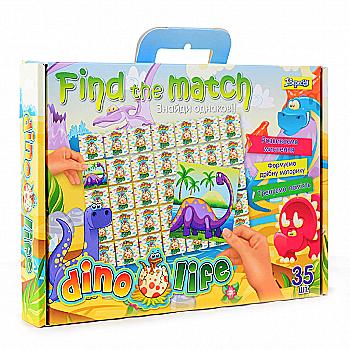 Набір для творчості "Find the match" "Dino Life", 953025 Набір для творчості "Find the match" "Dino Life", 953025