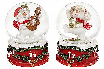 Куля водяна "Сніговик-музикант" 6,3 см, 559-450