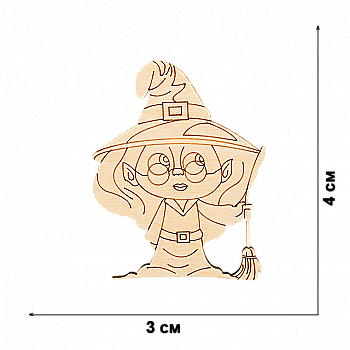 Набір заготівок дерев`яних (5 шт.+магніт. стрічка), FLC-361