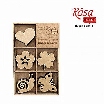 Набір міні-заготовок Асорті 2, 15 шт, Rosa Talent, 2809002