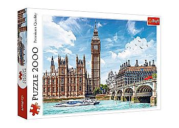 Пазл "2000" - Біг Бен, Лондон, Англія, Trefl, 27120 Пазл "2000" - Біг Бен, Лондон, Англія, Trefl, 27120