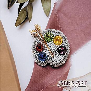 Набір для вишивки бісером прикраси "Палітра", AD-023  Набір для вишивки бісером прикраси "Палітра", AD-023