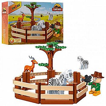 Конструктор "Сафарі" Зоопарк, 136 елм., 6661, Banbao Конструктор "Сафарі" Зоопарк, 136 елм., 6661, Banbao