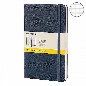 Записник Сапфір середній клітина, Moleskine Classic, QP061B20F Записник Сапфір середній клітина, Moleskine Classic, QP061B20F