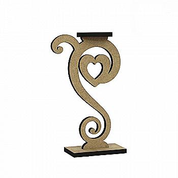 Підсвічник "Love", МДФ, 10,3*16,9*8,0 см, Rosa Talent