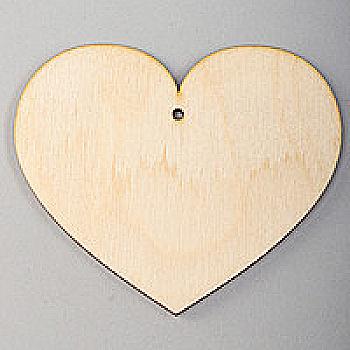 Заготовка деревянная Сердце-1, СР2