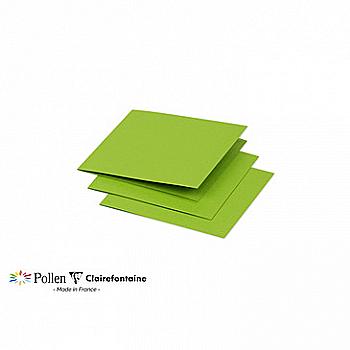 Заготовка для открыток сложенная Pollen 116*116 мм/210 г, Int. green, Интенсивный зеленый, 16021C Clairefontaine Заготовка для открыток сложенная Pollen 116*116 мм/210 г, Int. green, Интенсивный зеленый, 16021C Clairefontaine