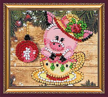 Набор для вышивки бисером "Магнит" Подарочек, AMA-189