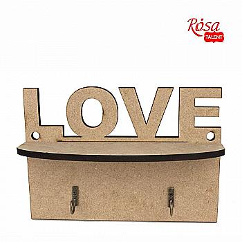 Заготовка Ключница "Love" МДФ 20*6,5*14 см, Rosa Talent Заготовка Ключница "Love" МДФ 20*6,5*14 см, Rosa Talent