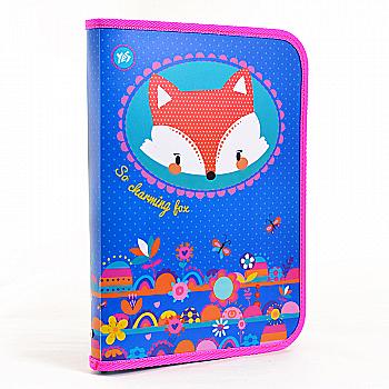 Папка для труда пласт. на молнии с внутр. карманом А4 "Charming animals", 491321 Папка для труда пласт. на молнии с внутр. карманом А4 "Charming animals", 491321