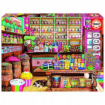 Пазл "1000" - Крамниця солодощів, Educa, 17104 Пазл "1000" - Крамниця солодощів, Educa, 17104