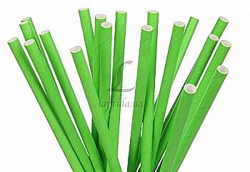 Трубочка д/коктейлей зеленая, 5-63321