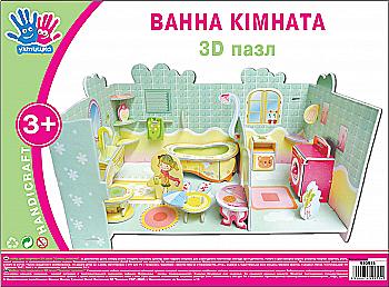 Набор для творчества 3D пазл "Ванная комната", (9152) 950915