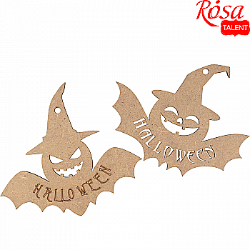Набір заготовок "Halloween", ДВП, 20*18 см, 2 шт, Rosa Talent Набір заготовок "Halloween", ДВП, 20*18 см, 2 шт, Rosa Talent