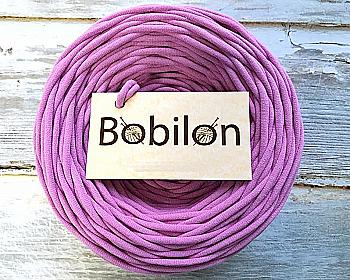 Пряжа трикотажна Bobilon Mini (5-7 мм), пильна троянда Пряжа трикотажна Bobilon Mini (5-7 мм), пильна троянда