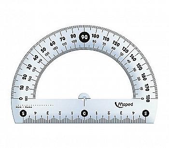 Транспортир Essentials, 180 гр 120 мм пластик, MP.146134 Транспортир Essentials, 180 гр 120 мм пластик, MP.146134