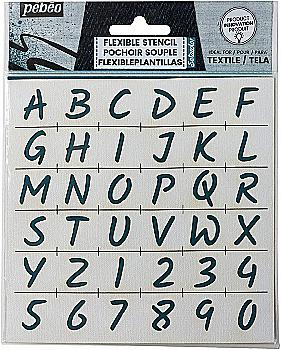 Трафарет гибкий для тканей 7А "Букварь" 15*15 см, 805704 Pebeo Трафарет гибкий для тканей 7А "Букварь" 15*15 см, 805704 Pebeo