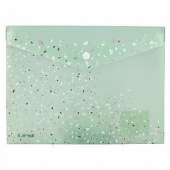 Папка на кнопці А5+, Shine, неом`ята, 1442-09-A