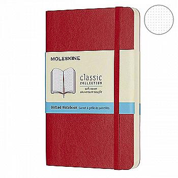 Блокнот Красный мягкий карман. точка, Moleskine Classic, QP614F2 Блокнот Красный мягкий карман. точка, Moleskine Classic, QP614F2