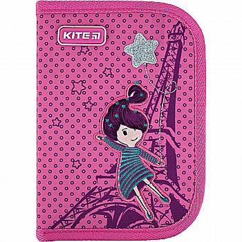 Пенал Kite 621 French dreams, 1 отд., 1 отворот, без наполнения, K21-621-3 Пенал Kite 621 French dreams, 1 отд., 1 отворот, без наполнения, K21-621-3