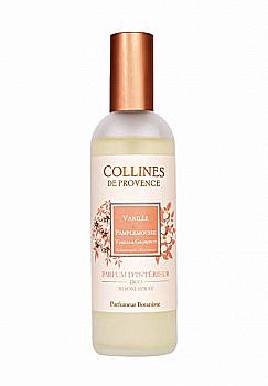 Спрей для кімнати "Ваніль і грейпфрут" 100 мл, C2804VPA, Collines de Provence Спрей для кімнати "Ваніль і грейпфрут" 100 мл, C2804VPA, Collines de Provence