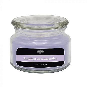 Аромасвічка у скляній банці Scentchips Евкаліпт і Лаванда 610 г/95 год. горіння, 255319 Аромасвічка у скляній банці Scentchips Евкаліпт і Лаванда 610 г/95 год. горіння, 255319