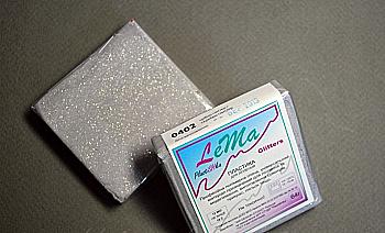 Пластика "Lema Glitters", серебро 0,064 кг, 0402 Пластика "Lema Glitters", серебро 0,064 кг, 0402