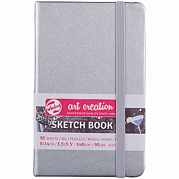 Блокнот для графіки Talens Art Creation 140 г/м, 9*14см, 80 арк, Shiny Silver, Royal Talens Блокнот для графіки Talens Art Creation 140 г/м, 9*14см, 80 арк, Shiny Silver, Royal Talens