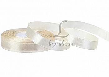 Стрічка атласна 12мм-23м, 8, слонова кістка