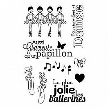 Набір штампів прозорих Балерина 9*14 см, 10040035 ТМ "Artemio"