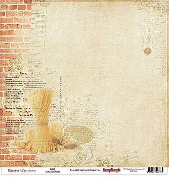 Бумага для скрапбукинга Итальянские каникулы Сицилия (10)