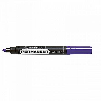 Маркер 8566 Permanent 2,5 мм круглий фіолетовий, CentroPen Маркер 8566 Permanent 2,5 мм круглий фіолетовий, CentroPen