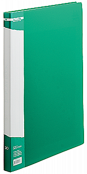 Папка А4, 30 файлов, зеленая BM.3612-04