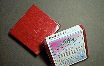 Пластика "Lema Metallic", красное вино 0,064 кг, 0307 Пластика "Lema Metallic", красное вино 0,064 кг, 0307