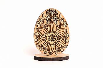 Заготовка Яйцо 2, МДФ, 19,5*14,5*0,5 см, Rosa Talent